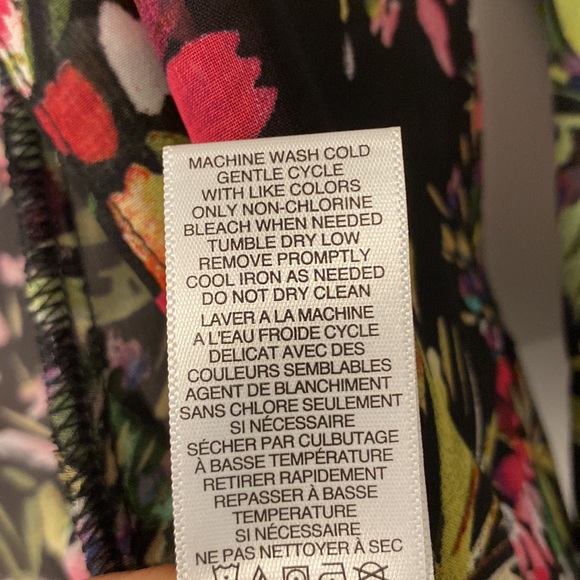 MATERIAL GIRL floral sheer blazer SZ L - Picture 6 of 10